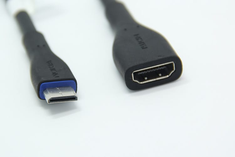 原装诺基亚 NOKIA 迷你HDMI转标准HDMI转接头 显卡平板DV转接电视显示器CA-156