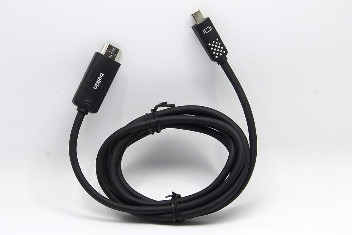 原装贝尔金 Belkin 迷你DP转HDMI 2K高清视频线Mini DisplayPort转HDMI F2CD080