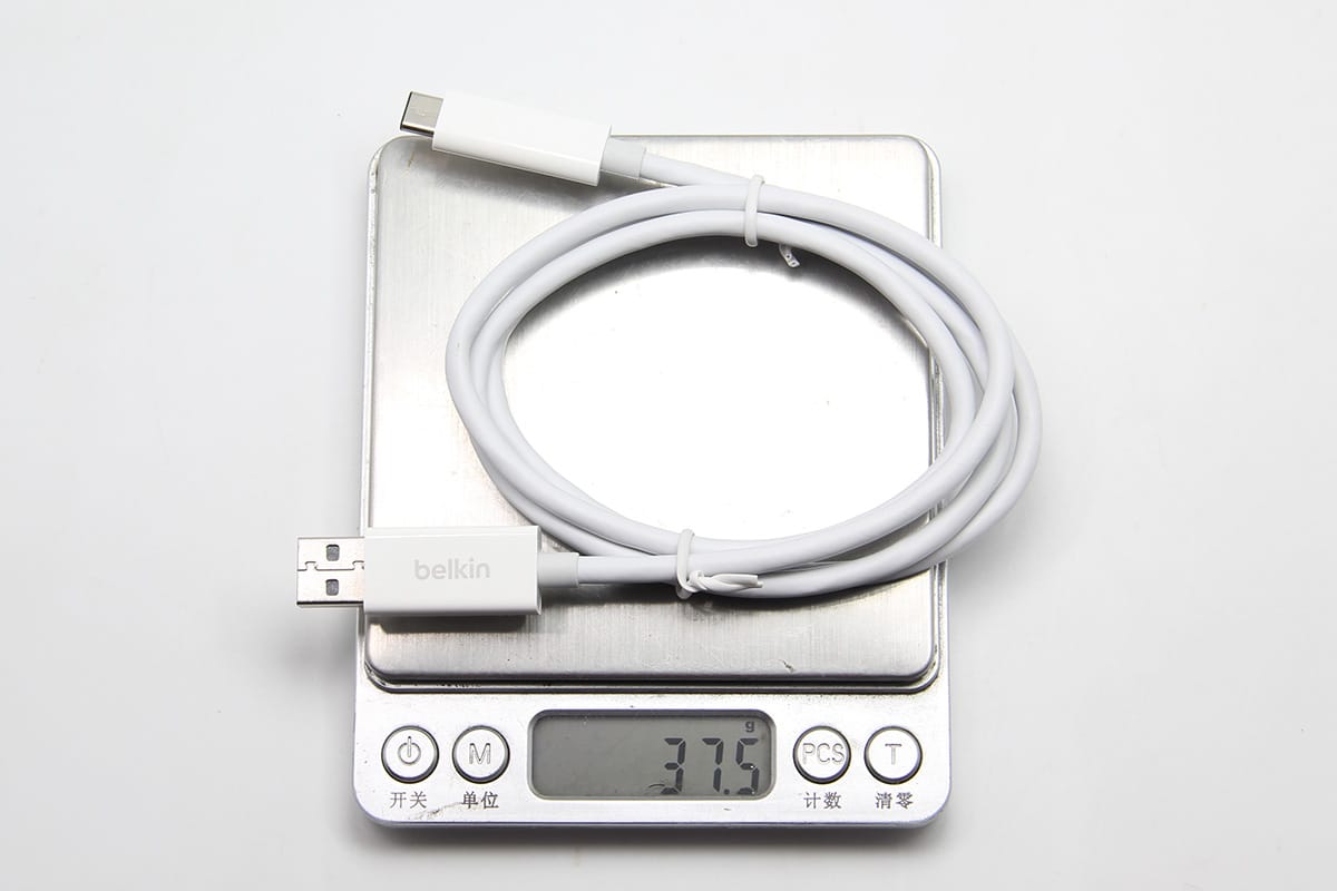原装贝尔金 belkin USB-A转USB-C type-c数据线USB3.1快速传输 3A快充线