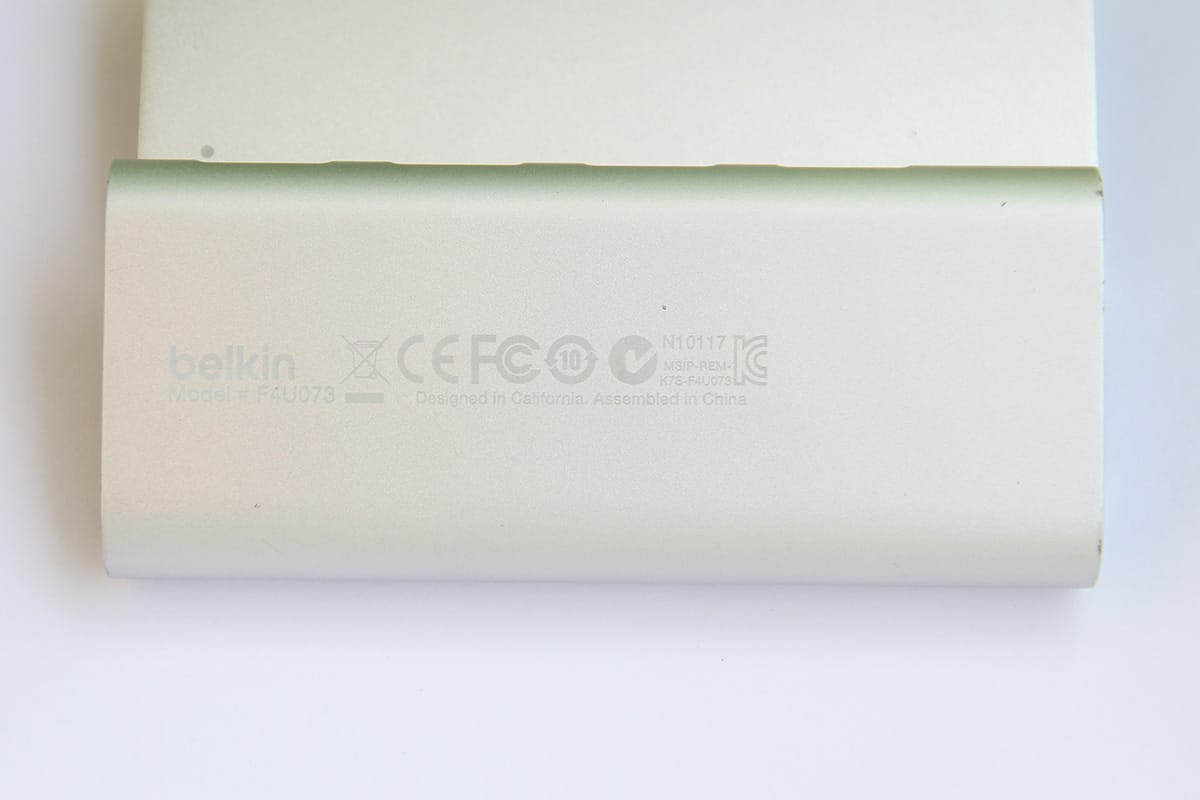 原装贝尔金belkin 纯铝壳USB3.0 HUB 一拖四 4口集线器usb口多接F4U073