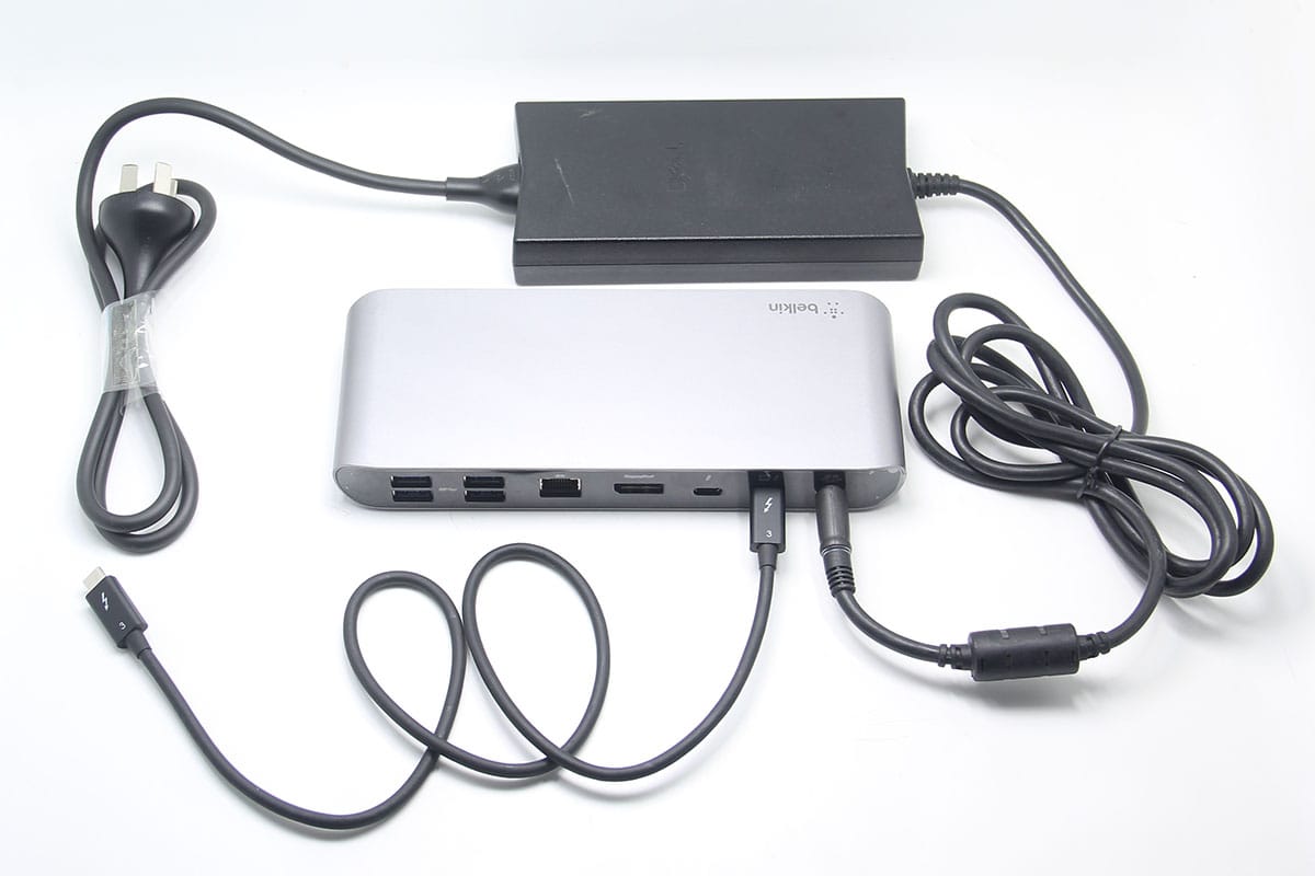 原装贝尔金belkin 雷电3扩展坞支持双4k 60hz 85瓦PD供电 F4U097 8K USB gen2 原装贝尔金belkin 雷电3扩展坞支持双4k 60hz 85瓦PD供电 F4U097 8K USB gen2