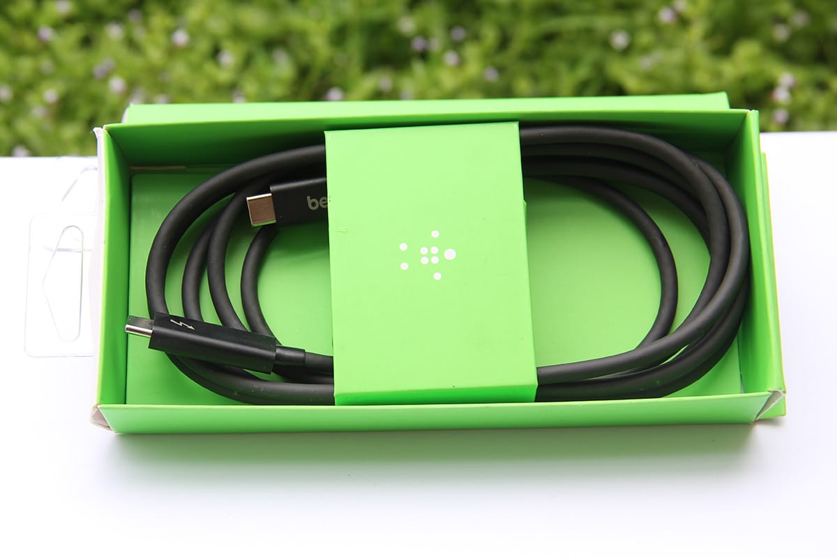 原装贝尔金belkin 雷电3数据线 60瓦供电40g传输线Thunderbolt 3 Cable