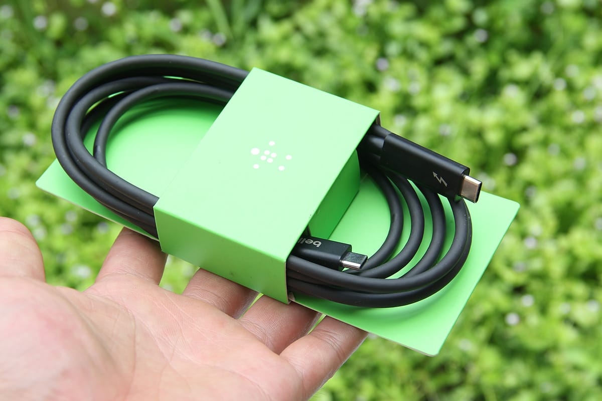 原装贝尔金belkin 雷电3数据线 60瓦供电40g传输线Thunderbolt 3 Cable