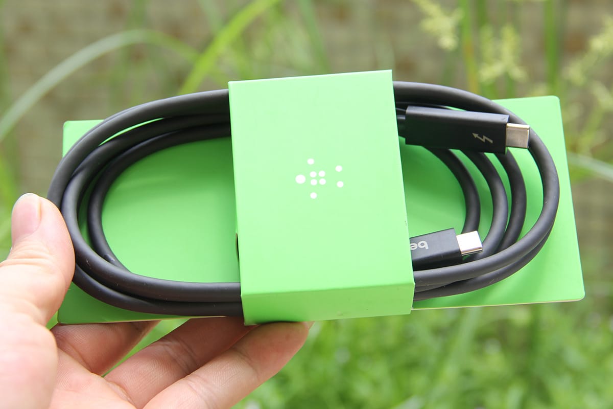 原装贝尔金belkin 雷电3数据线 60瓦供电40g传输线Thunderbolt 3 Cable