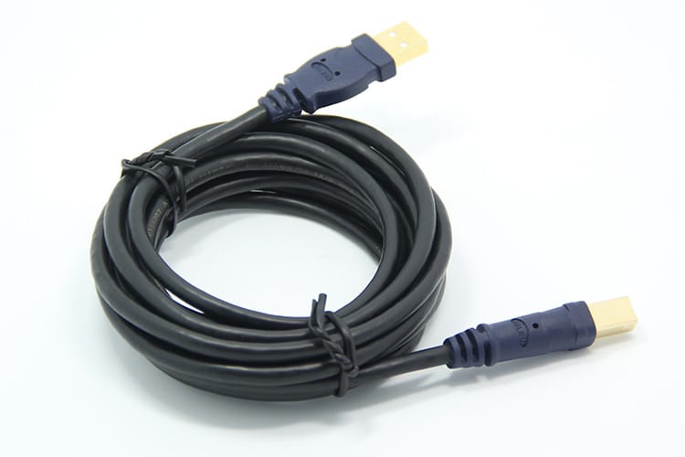 原装贝尔金镀金 高速打印机 硬盘盒 数据线 USB转方口线 USB A-B