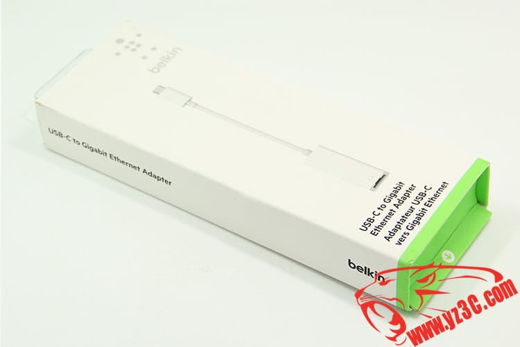 原装贝尔金USB-C千兆以太网转换器F2CU040笔记本外接网线