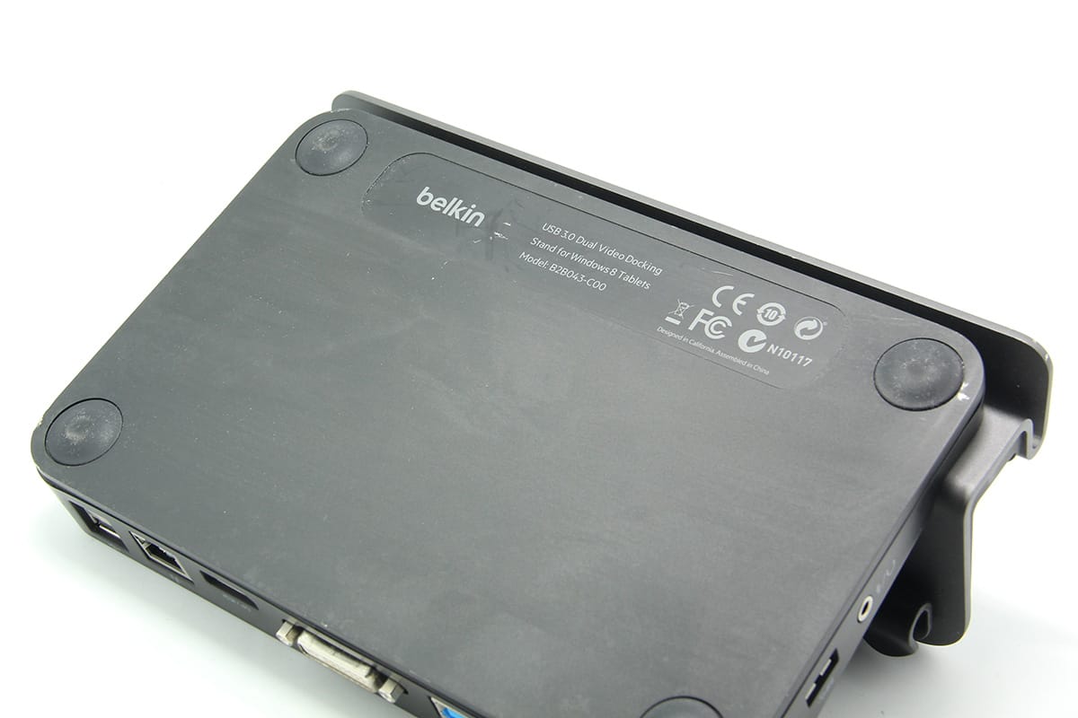 原装贝尔金USB3.0扩展坞平板电脑底座外接2K高清显示器集线器声卡网卡显卡 B2B043-C00