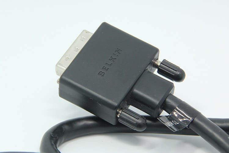 原装贝尔金USB外置显卡 displaylink扩展线 转DVI HDMI VGA分屏器炒股 USB TO DVI F1D9001B06