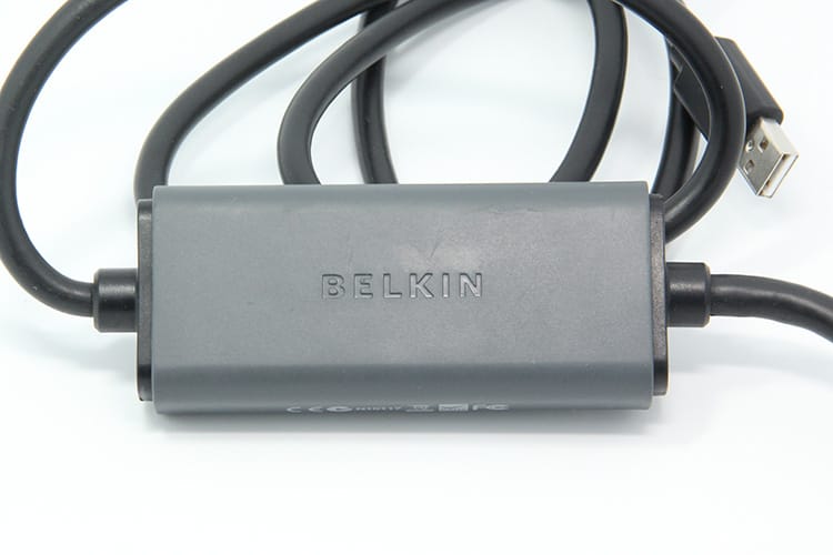 原装贝尔金USB外置显卡 displaylink扩展线 转DVI HDMI VGA分屏器炒股 USB TO DVI F1D9001B06