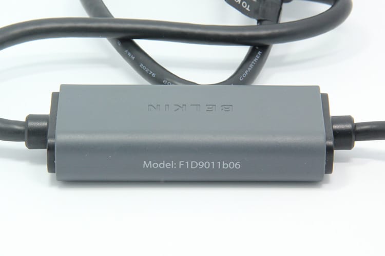 原装贝尔金USB外置显卡 displaylink扩展线 转DVI HDMI VGA分屏器炒股 USB TO DVI F1D9001B06