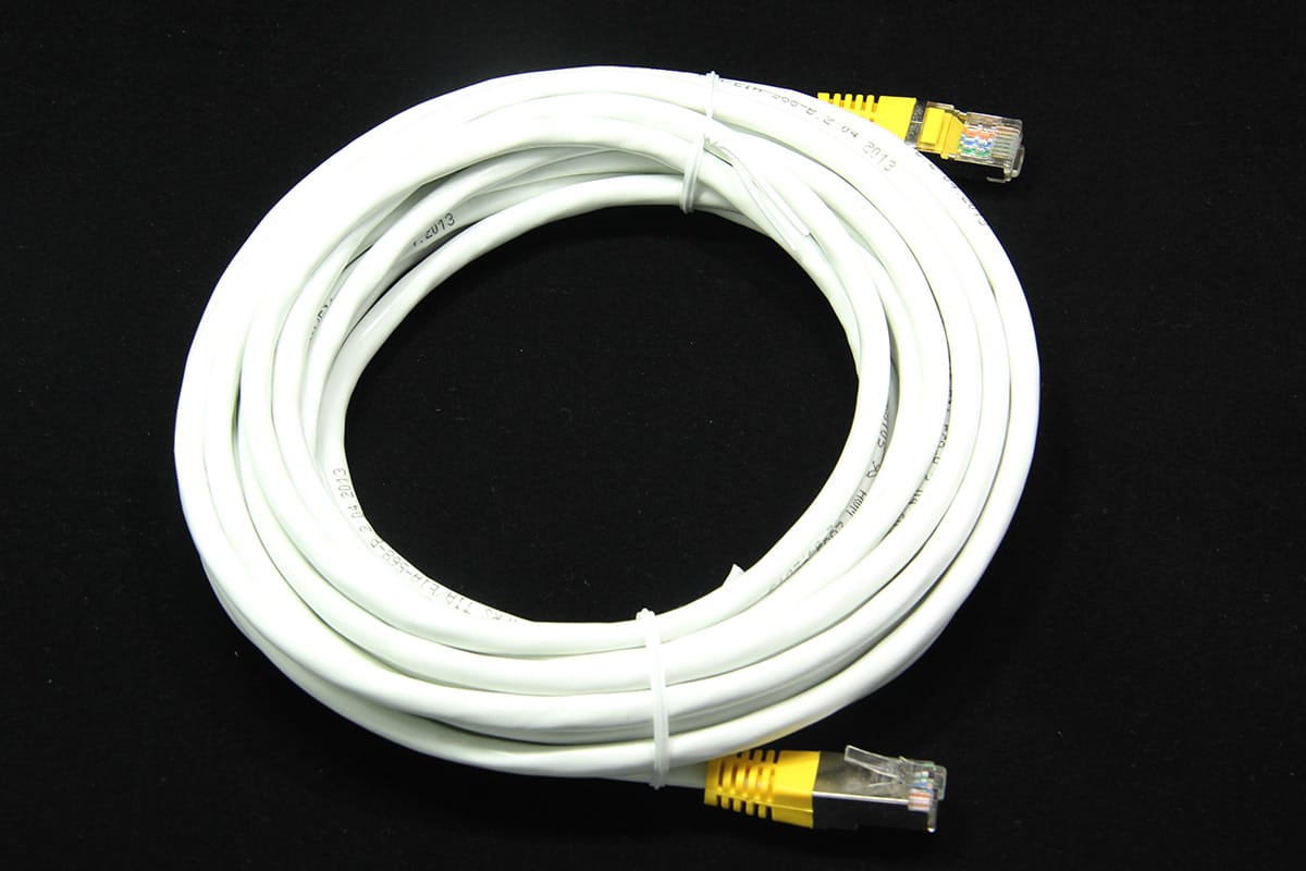 原装进口vodafone TV Center 2000双绞线千兆网线带地线防雷铝箔纸屏蔽层7米tv电视iptv网线