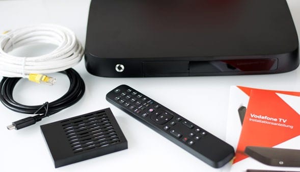 原装进口vodafone TV Center 2000双绞线千兆网线带地线防雷铝箔纸屏蔽层7米tv电视iptv网线