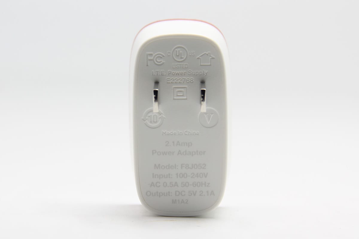 原装Home Charger (10 Watt/2.1 Amp) 彩色 贝尔金 Belkin F8J052 充电器 适用于iPhone ipad 10瓦 5v 2.1A快充