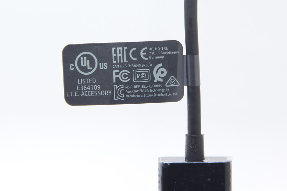 原装HP type-c转DP USB-C to DP 雷电3转DP笔记本电脑外接显示器转接线4K 60hz 高清信号转换线 831119-001