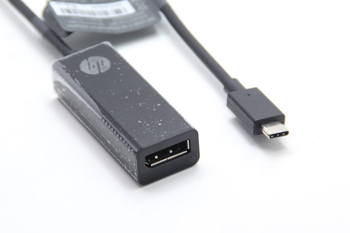 原装HP type-c转DP USB-C to DP 雷电3转DP笔记本电脑外接显示器转接线4K 60hz 高清信号转换线 831119-001