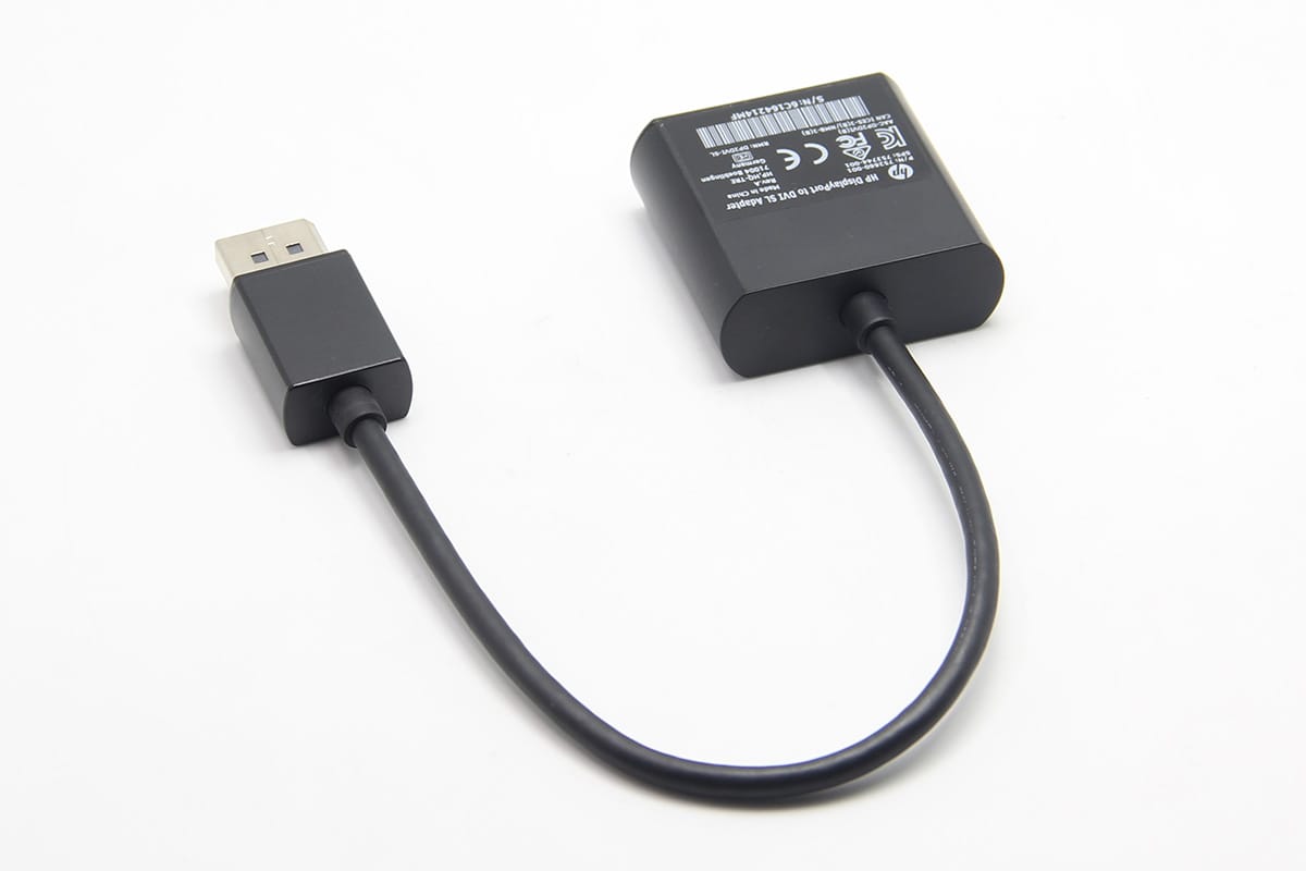 原装HP惠普 dp转dvi视频转接线高清连接线752660-001 DisplayPort to DVI