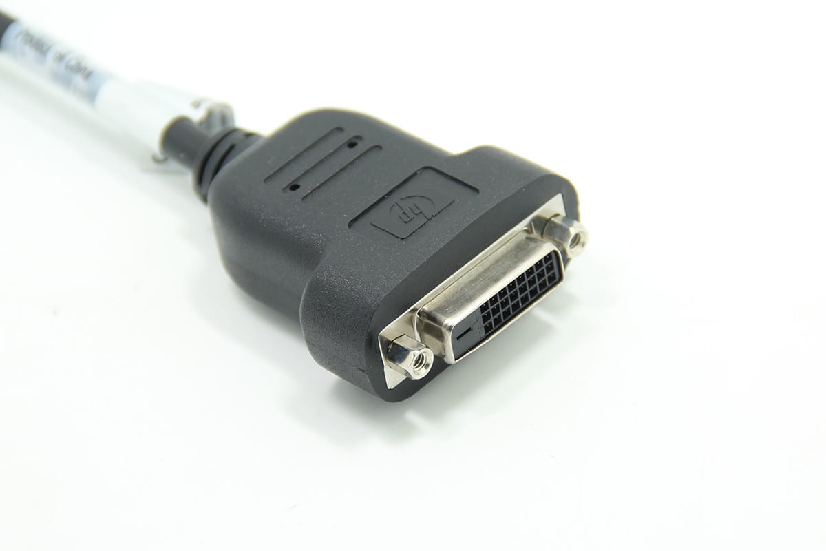 原装HP惠普dp转dvi 481409-001 -002 高清视频电脑连接线信号转换线