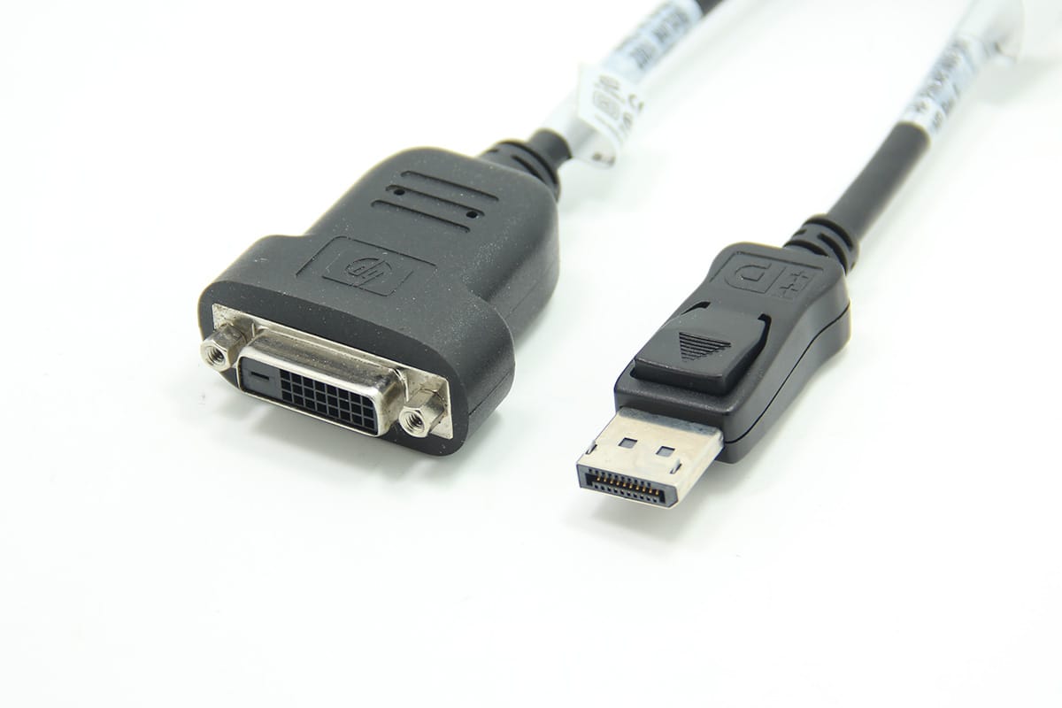 原装HP惠普dp转dvi 481409-001 -002 高清视频电脑连接线信号转换线