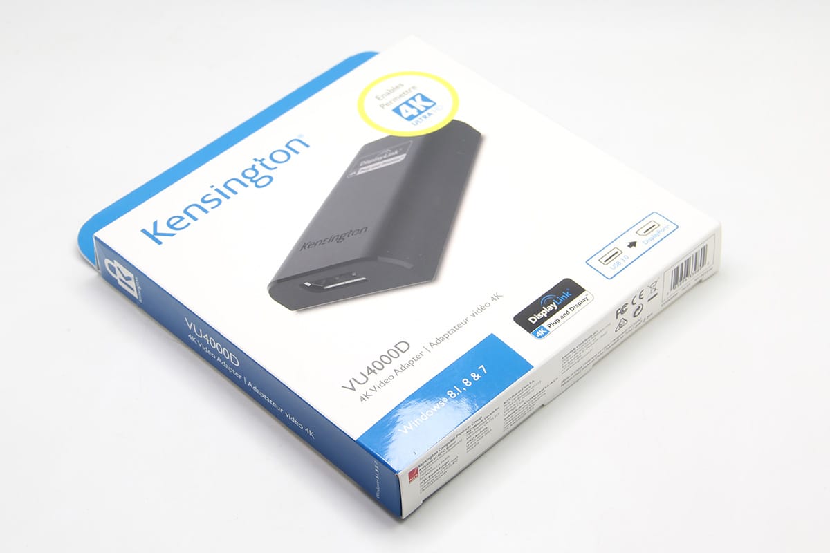 原装kensington USB 4k 芯片 通过USB接口外接显示器适合m1的Mac外接多屏