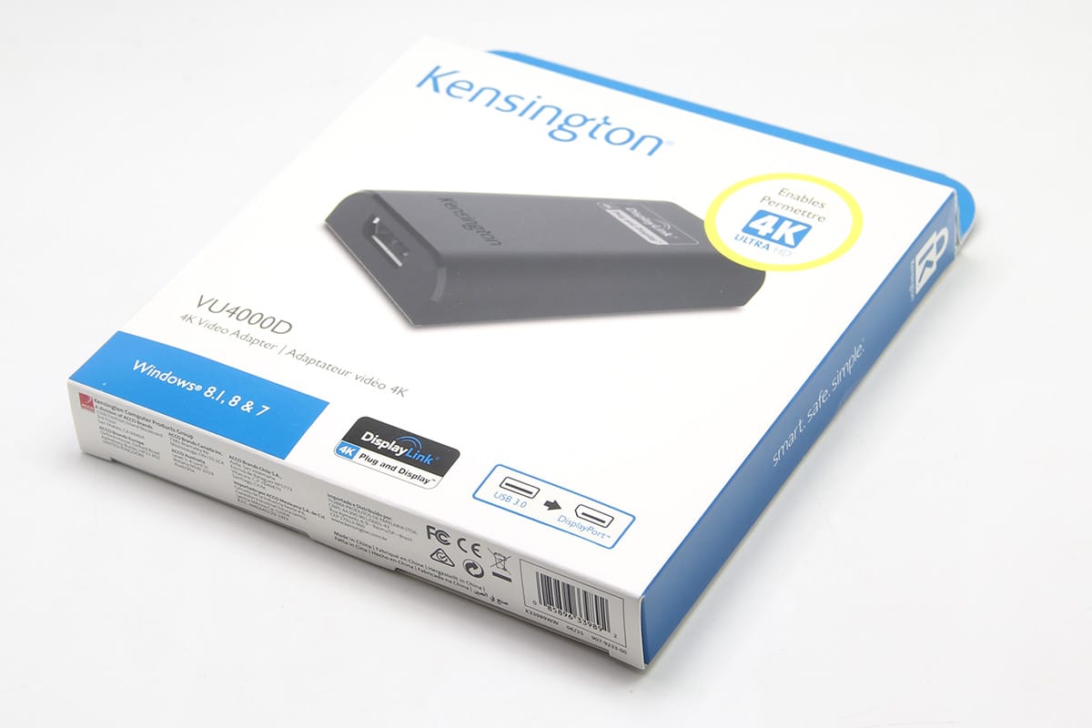 原装kensington USB 4k 芯片 通过USB接口外接显示器适合m1的Mac外接多屏