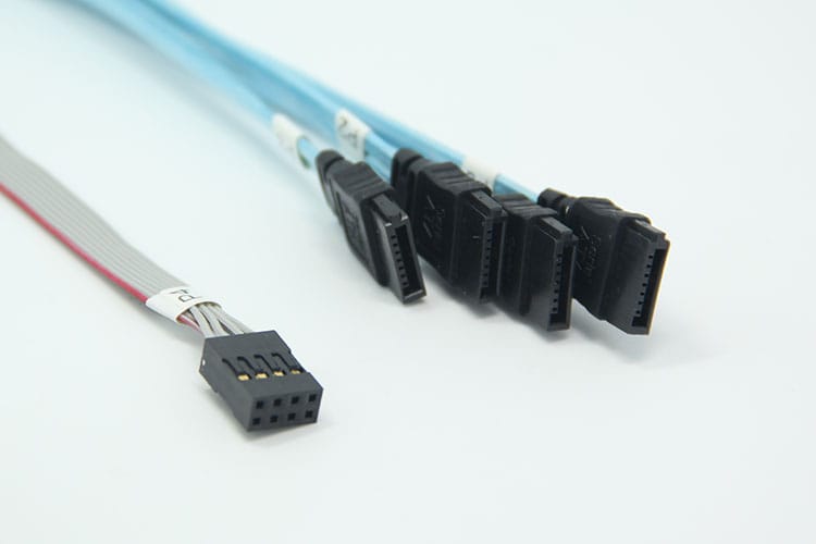 原装mini SAS to 4*SATA mini sas 1转4SATA CBL-0097L-02