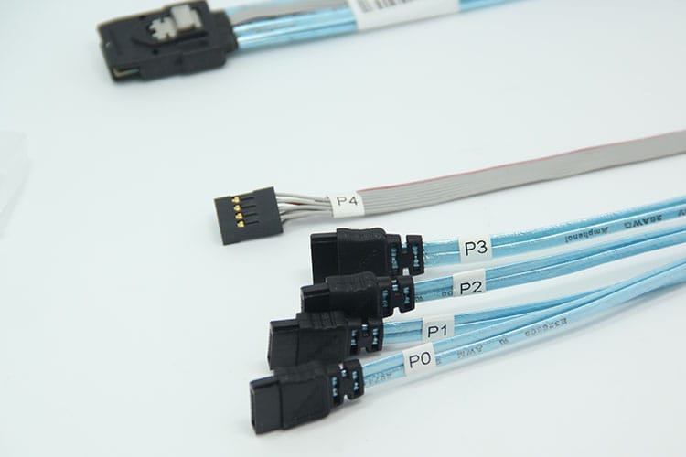 原装mini SAS to 4*SATA mini sas 1转4SATA CBL-0097L-02