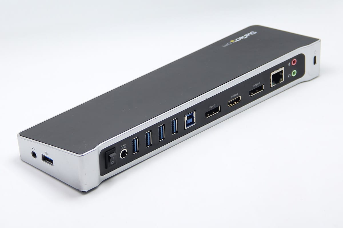 原装StarTech.com USB3DOCKH2DP USB3.0扩展坞DOCK WIN MAC 笔记本外接三屏4K网卡USB