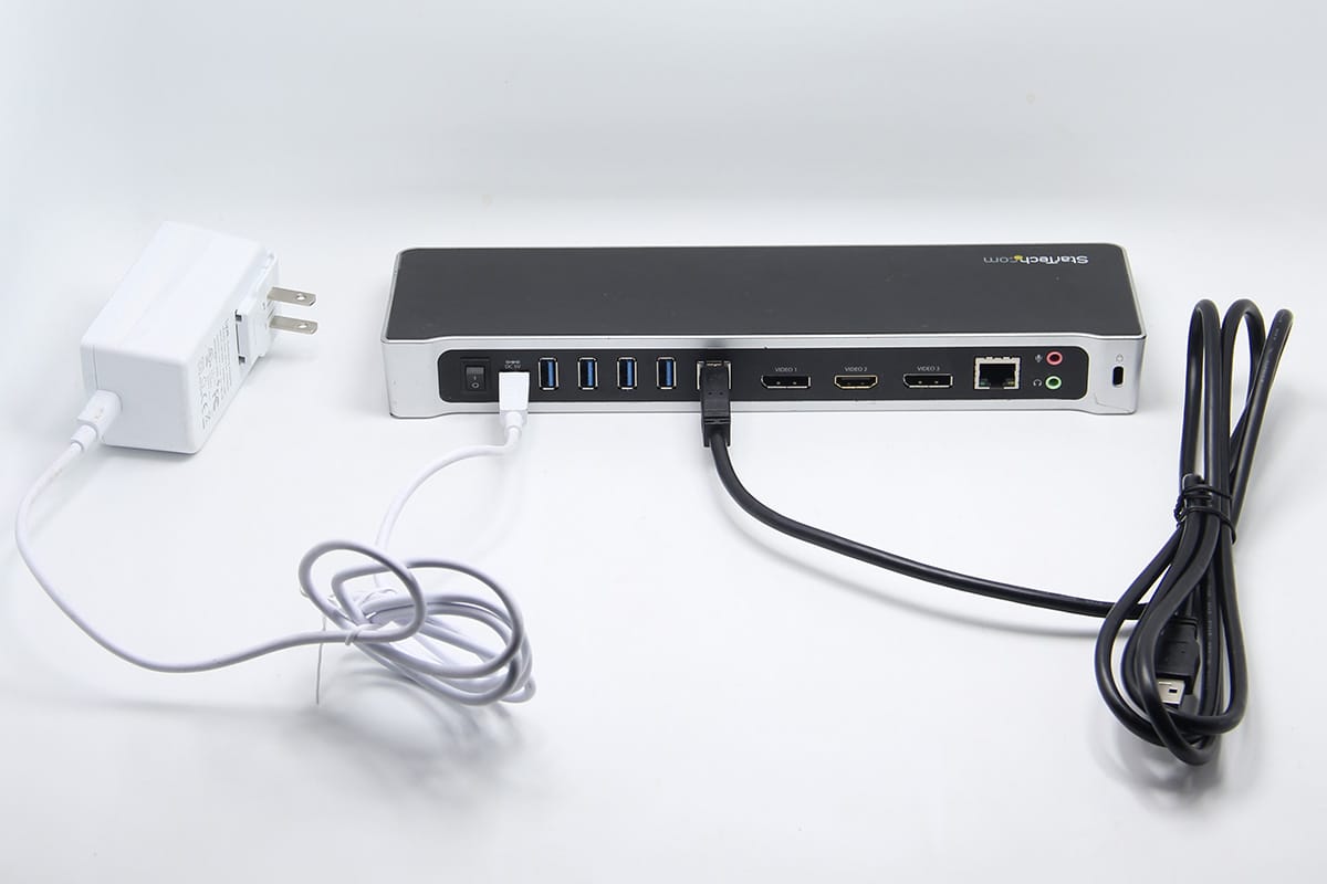 原装StarTech.com USB3DOCKH2DP USB3.0扩展坞DOCK WIN MAC 笔记本外接三屏4K网卡USB