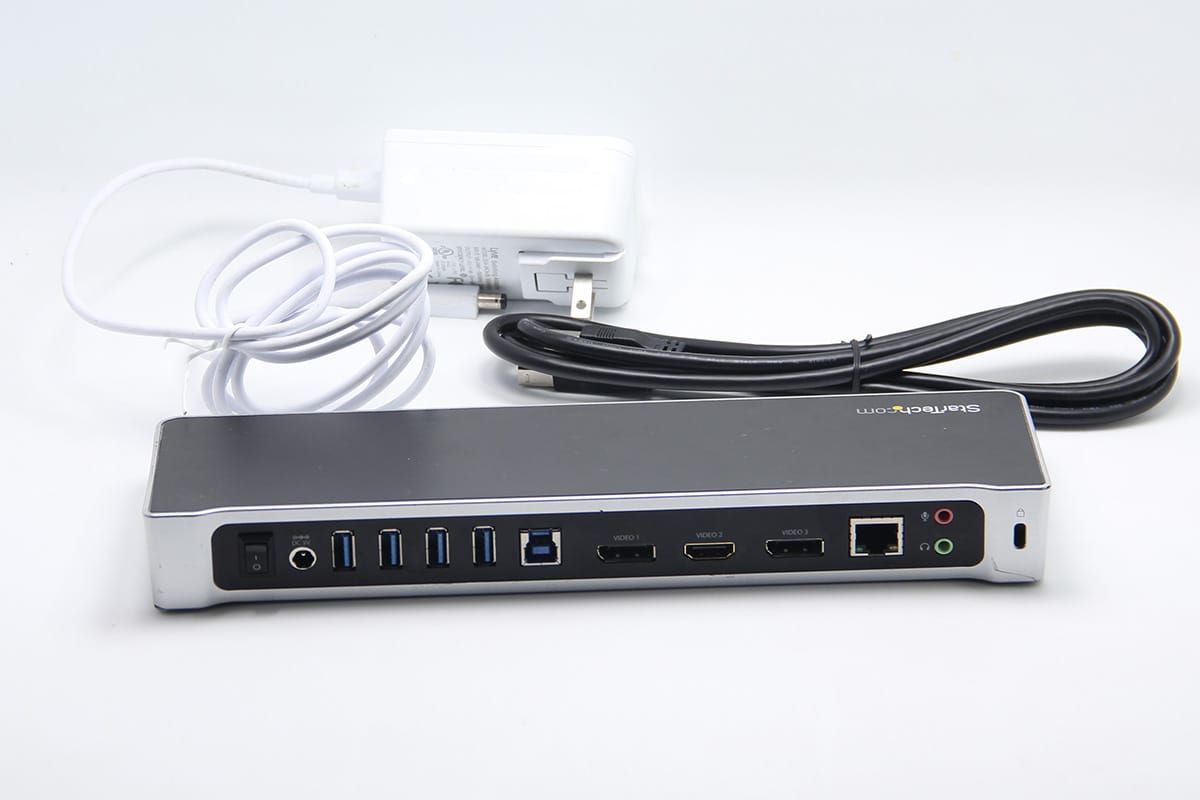 原装StarTech.com USB3DOCKH2DP USB3.0扩展坞DOCK WIN MAC 笔记本外接三屏4K网卡USB