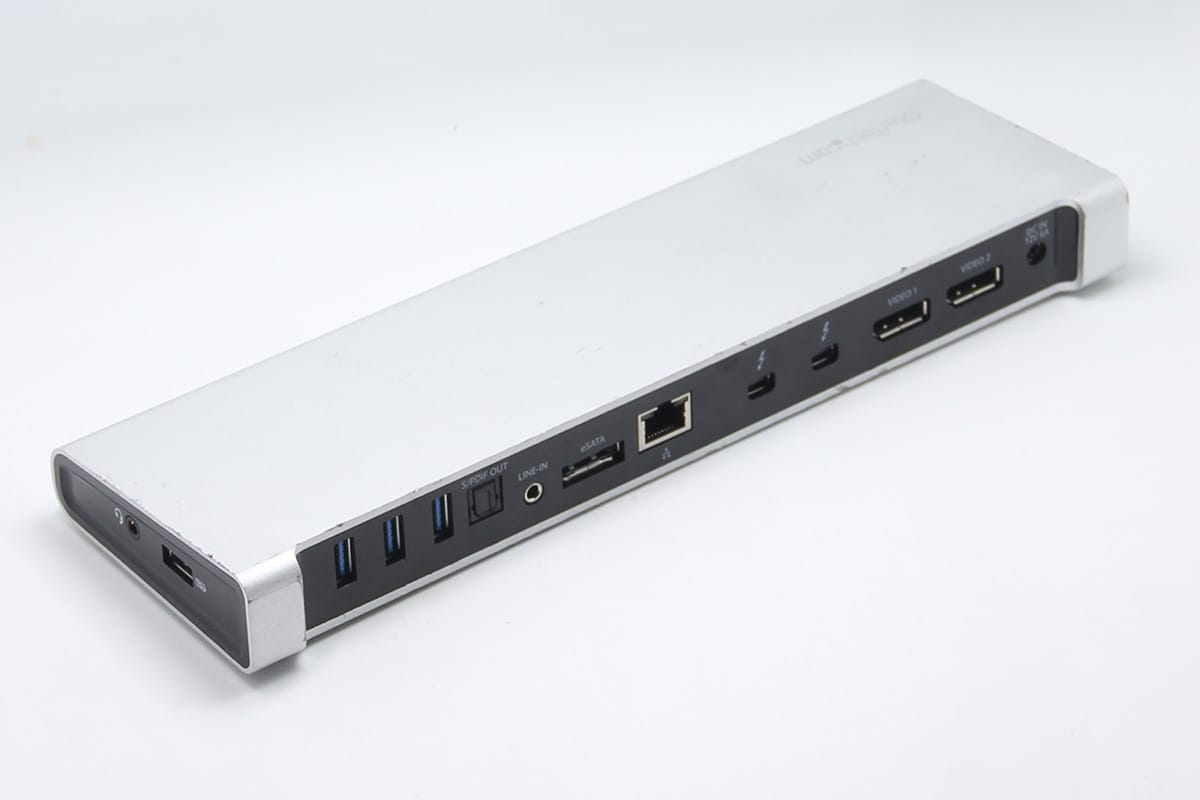 原装startech 雷电2扩展坞TB2DOCK4K2DP 苹果Macbook外接双显示器USB3.0光纤音频