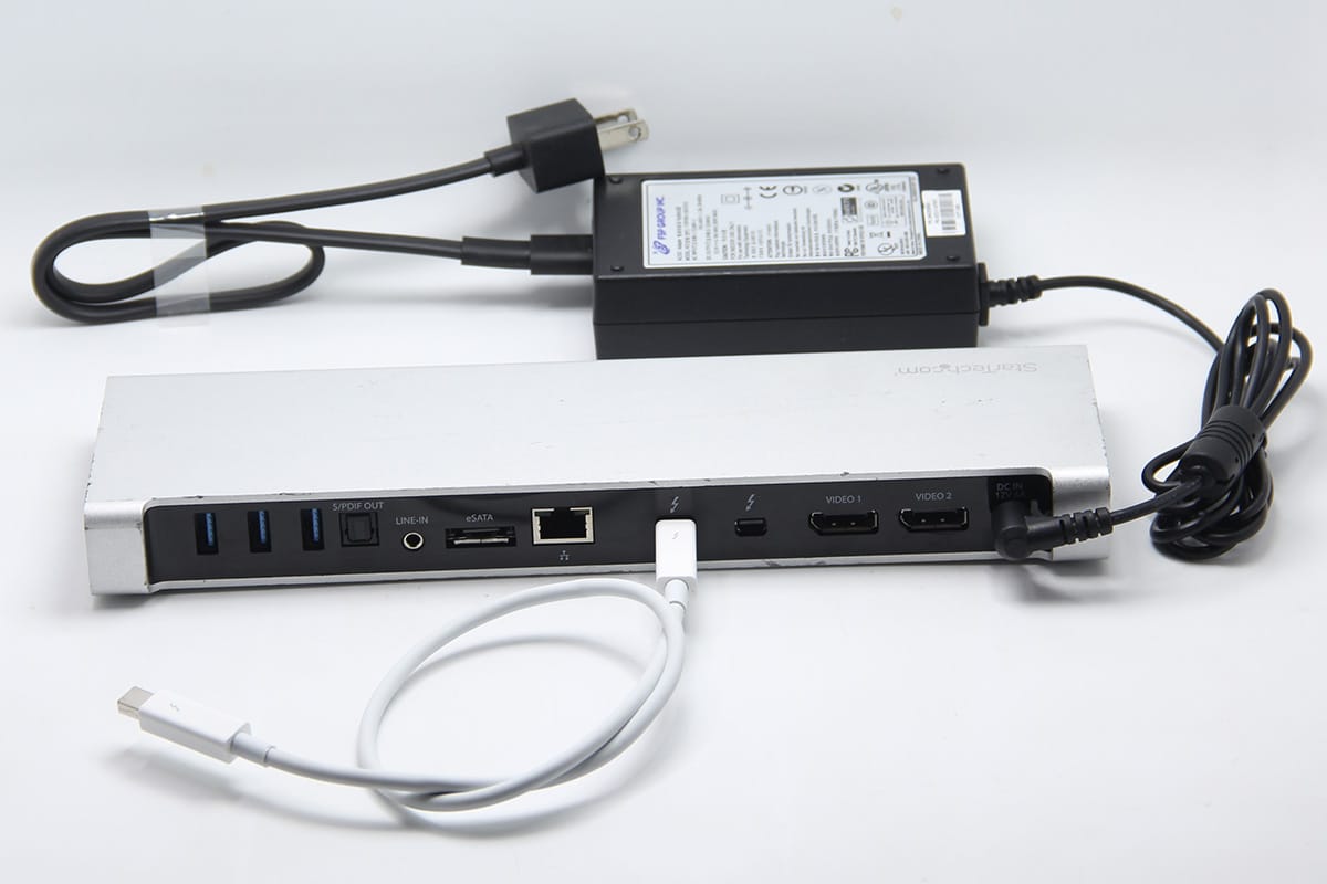 原装startech 雷电2扩展坞TB2DOCK4K2DP 苹果Macbook外接双显示器USB3.0光纤音频