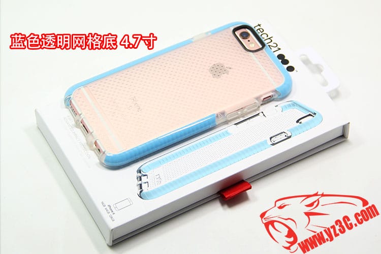 原装Tech21 Evo适用于苹果iPhone 5/5S/6/6s/Plus透明防摔保护