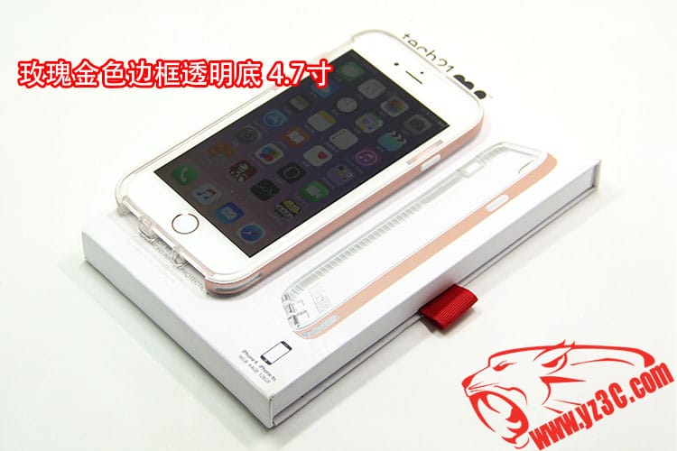 原装Tech21 Evo适用于苹果iPhone 5/5S/6/6s/Plus透明防摔保护