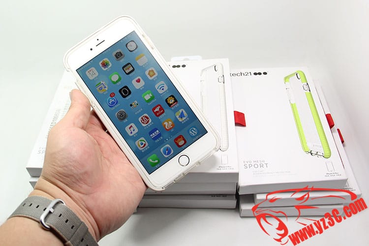 原装Tech21 Evo适用于苹果iPhone 5/5S/6/6s/Plus透明防摔保护
