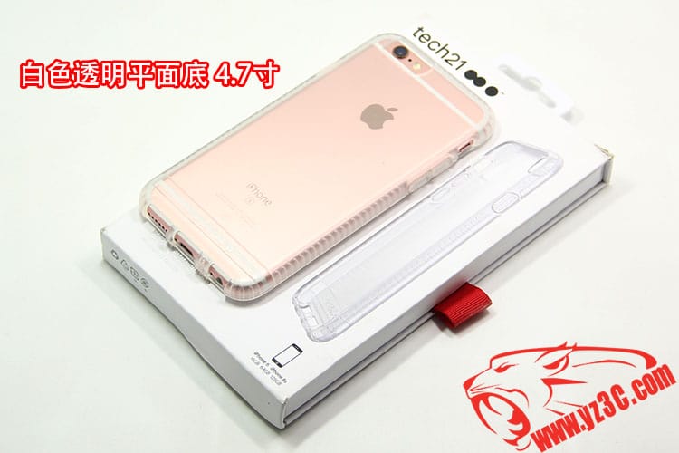 原装Tech21 Evo适用于苹果iPhone 5/5S/6/6s/Plus透明防摔保护