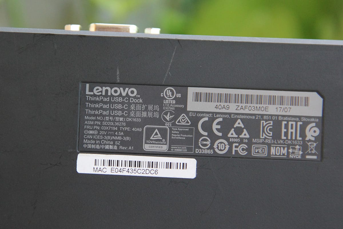 原装thinkpad type-c电脑扩展坞40A9 2017款X1YOGA T470 T570 原装thinkpad type-c电脑扩展坞40A9 2017款X1YOGA T470 T570