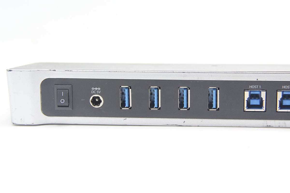 原装USB3.0 Docking 扩展坞Mac windows虫洞传输KVM 外接多屏 5个USB3.0 千兆网卡Station for Two Laptops