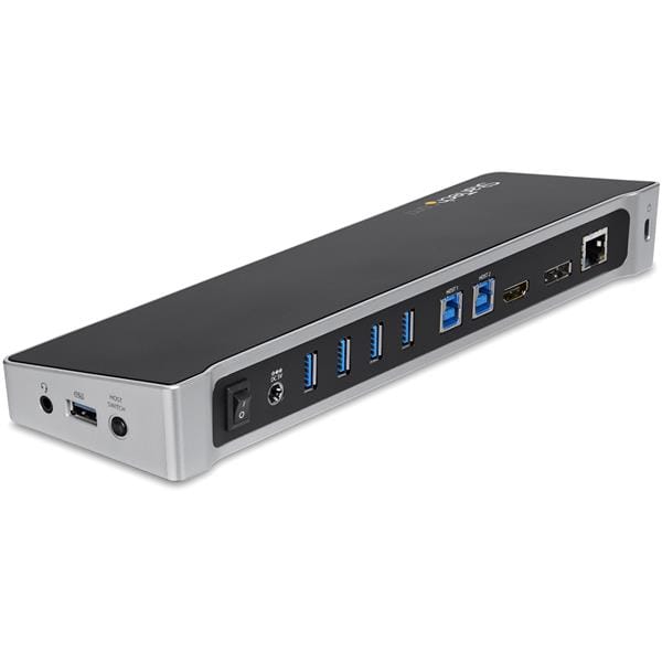 原装USB3.0 Docking 扩展坞Mac windows虫洞传输KVM 外接多屏 5个USB3.0 千兆网卡Station for Two Laptops