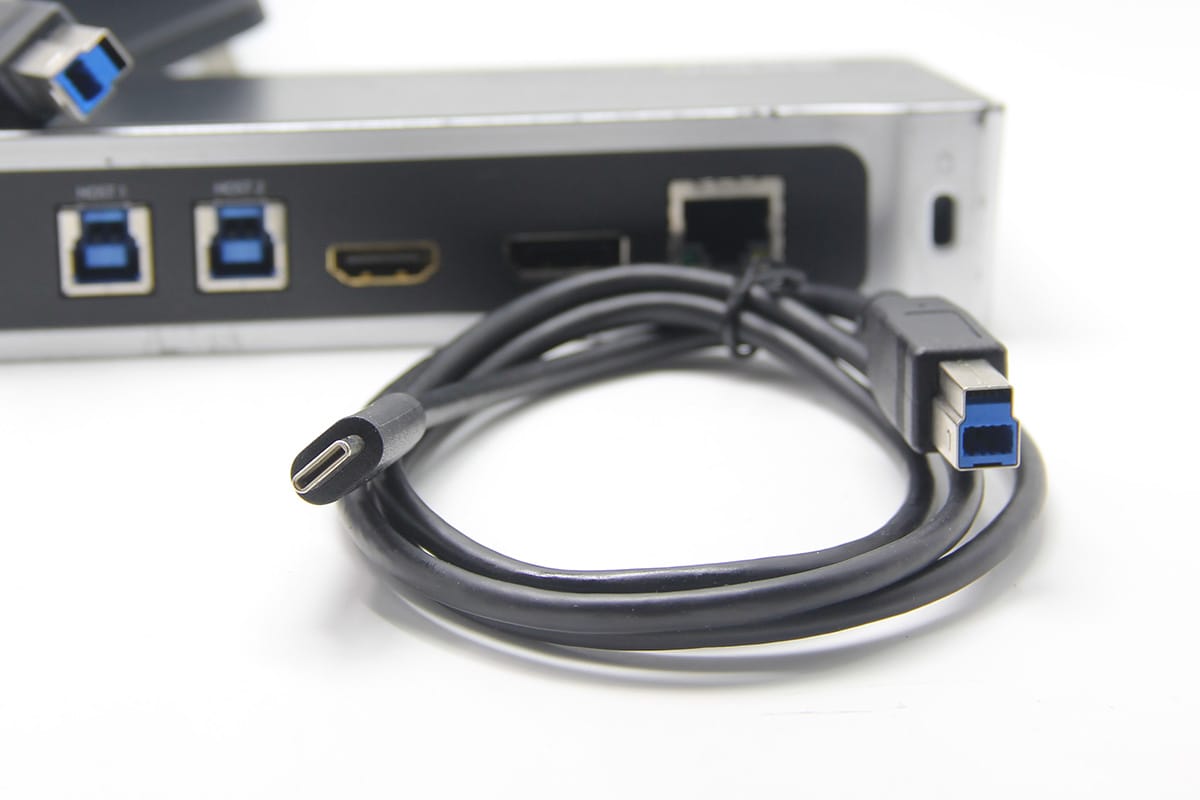 原装USB3.0 Docking 扩展坞Mac windows虫洞传输KVM 外接多屏 5个USB3.0 千兆网卡Station for Two Laptops