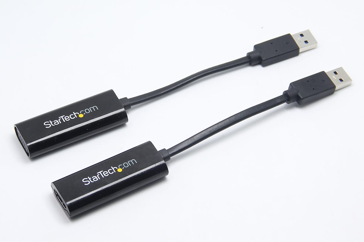 原装USB32VGAES USB32HDES USB转HDMI VGA 1920x1200 / 1080p 外接多显示器炒股看盘多屏办公