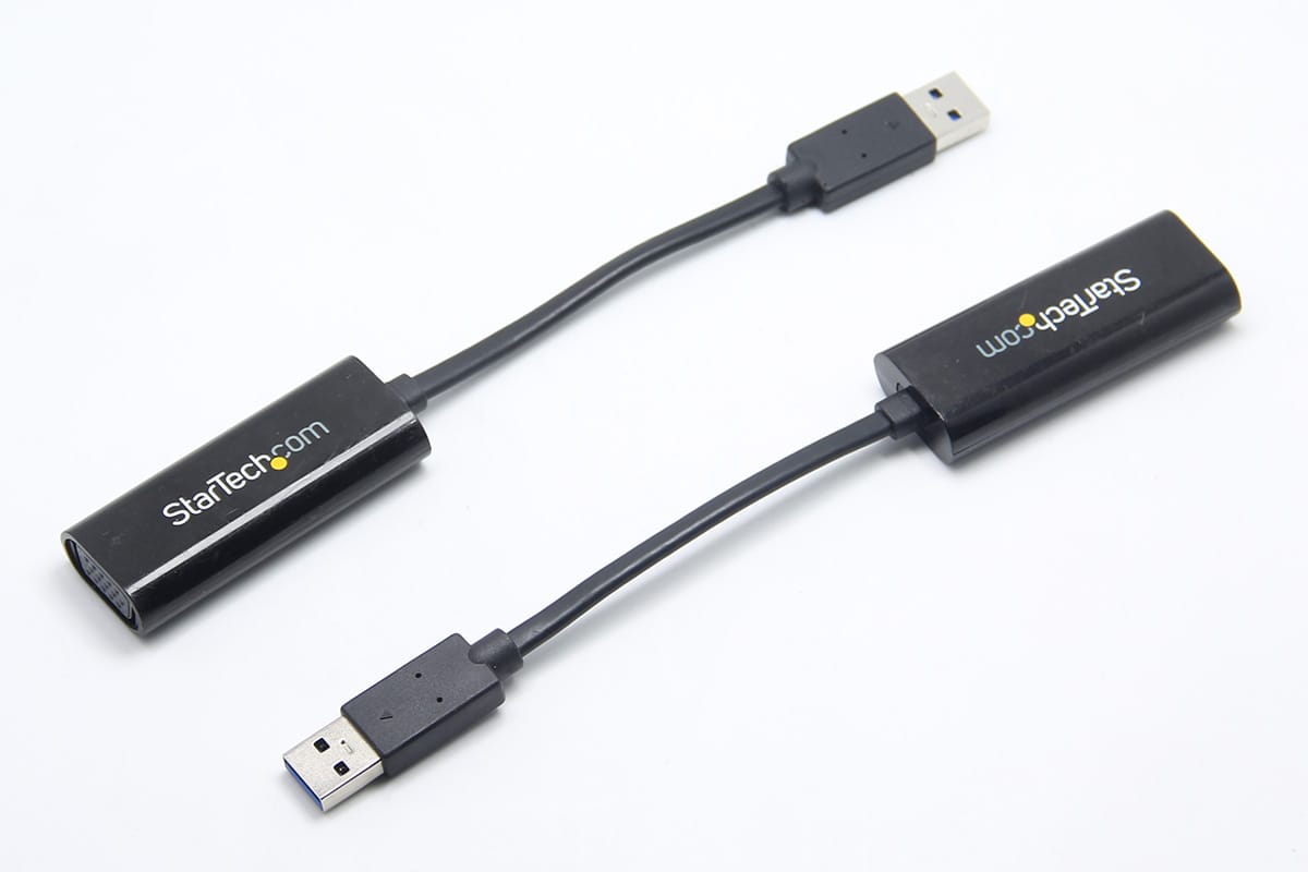 原装USB32VGAES USB32HDES USB转HDMI VGA 1920x1200 / 1080p 外接多显示器炒股看盘多屏办公