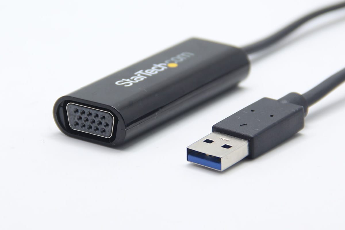 原装USB32VGAES USB32HDES USB转HDMI VGA 1920x1200 / 1080p 外接多显示器炒股看盘多屏办公