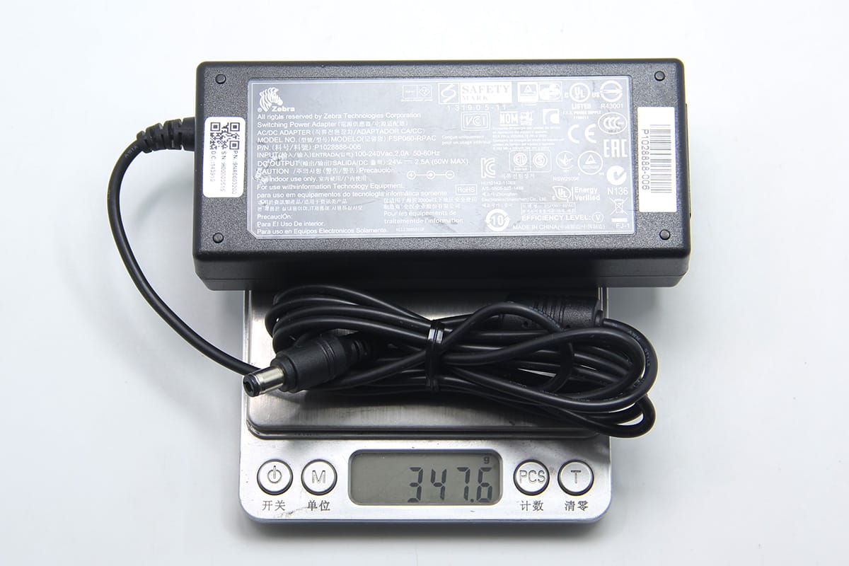 原装Zebra 斑马GT800 820 GX430T EZ1105打印机电源适配器24V2.5A FSP060-RPAC