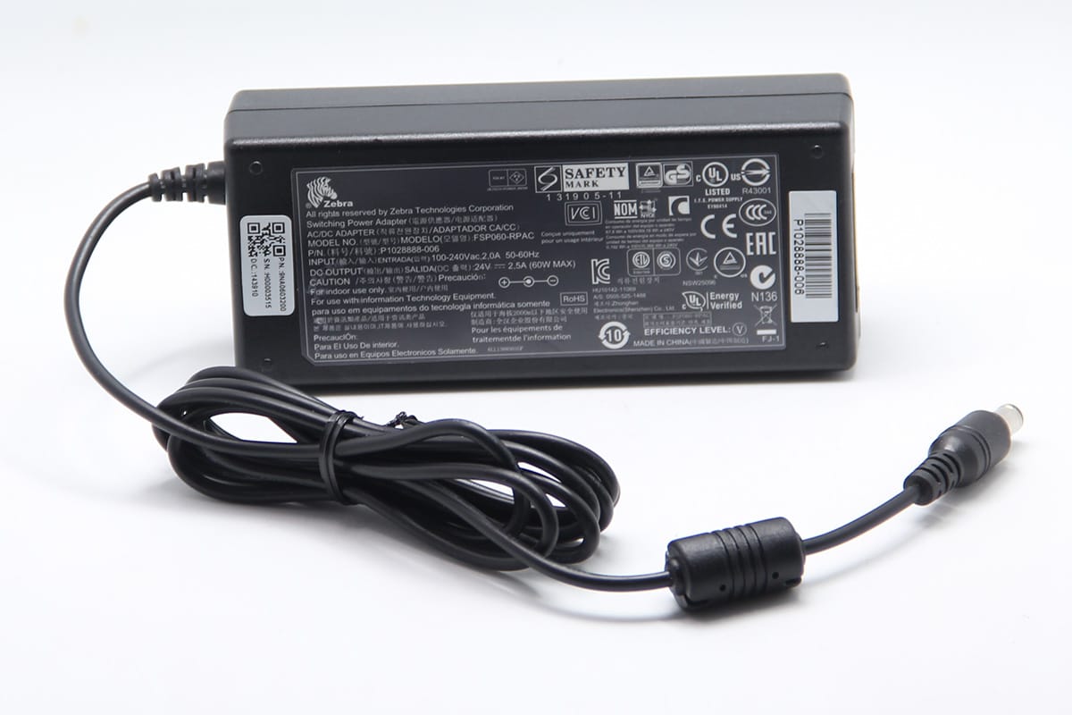原装Zebra 斑马GT800 820 GX430T EZ1105打印机电源适配器24V2.5A FSP060-RPAC