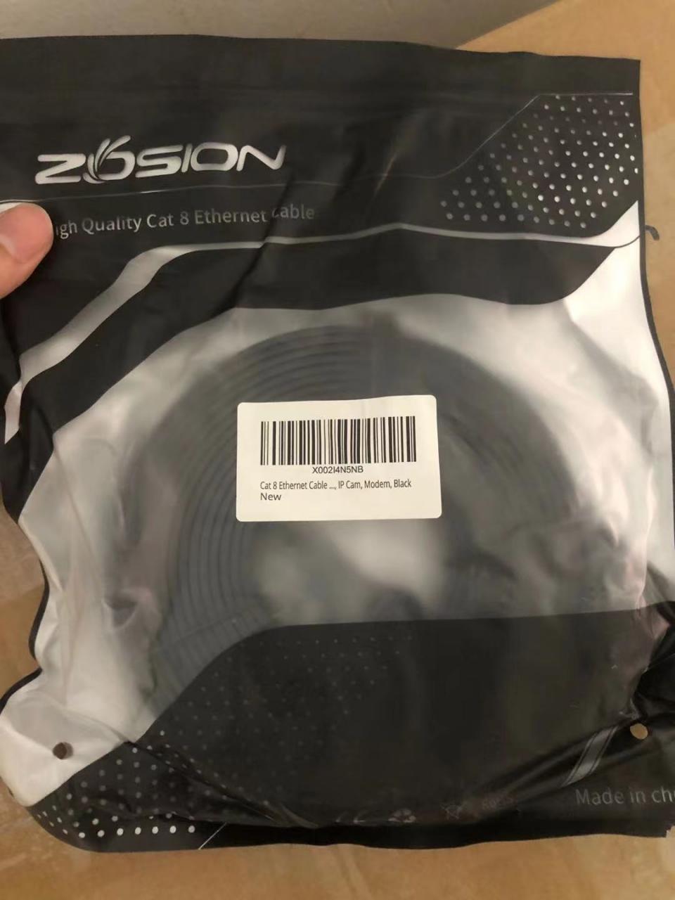 原装Zosion 8类多层屏蔽网线RJ45网络跳线CAT8 2000Mhz高速40G网络传输线 原装Zosion 8类多层屏蔽网线RJ45网络跳线CAT8 2000Mhz高速40G网络传输线