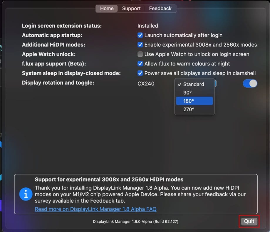如何透过使用DisplayLink 技术的扩充座（如：DP1310）播放HDCP 内容（如：Netflix、Disney+）