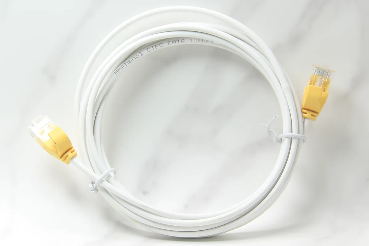 安费诺工业级超细Cat6万兆网线3米 28AWG极细机身 10Gbps高速传输 安费诺工业级超细Cat6万兆网线3米 28AWG极细机身 10Gbps高速传输