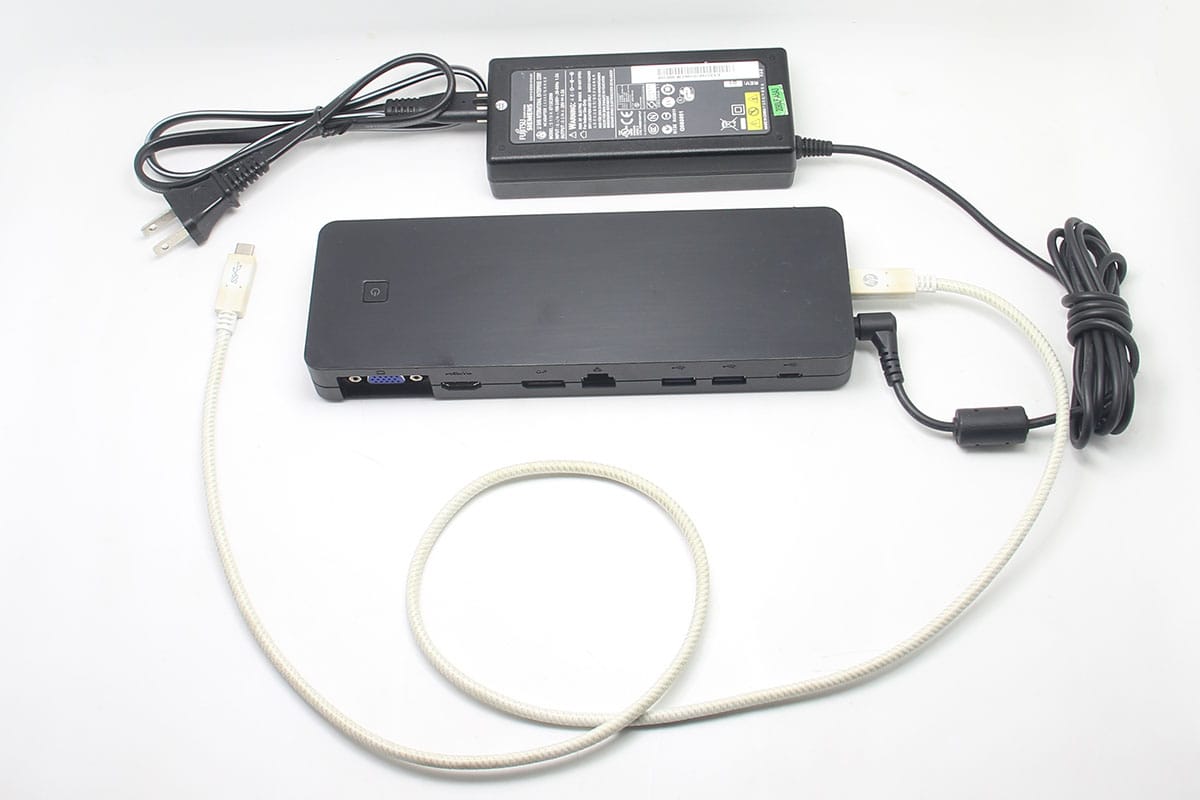 富士通USB type-C扩展坞FPCPR362 fujitsu dock外接网线USB显示器 P/N：CP641600  FMV-AC343