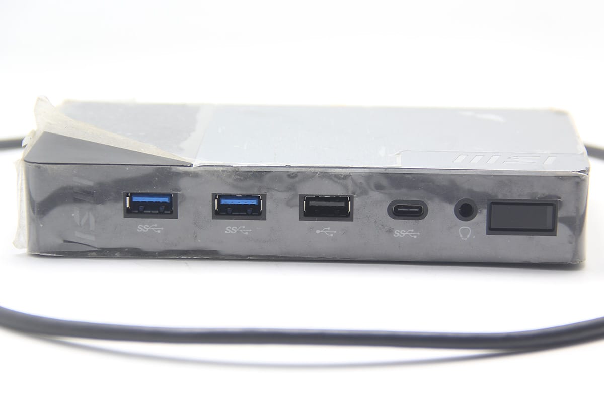 微星 MSI  MS-1P15 USB-C 扩展坞 Gen 2 DP1.4 USB3.2 gen2 100瓦PD供电
