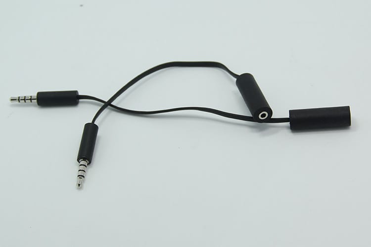微软 Xbox One 原装配件 立体声耳机适配器2.5mm-3.5mm原配连接线